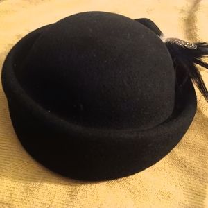 VTG BOLLMAN & CO. Pheasant Asymmetrical Hat